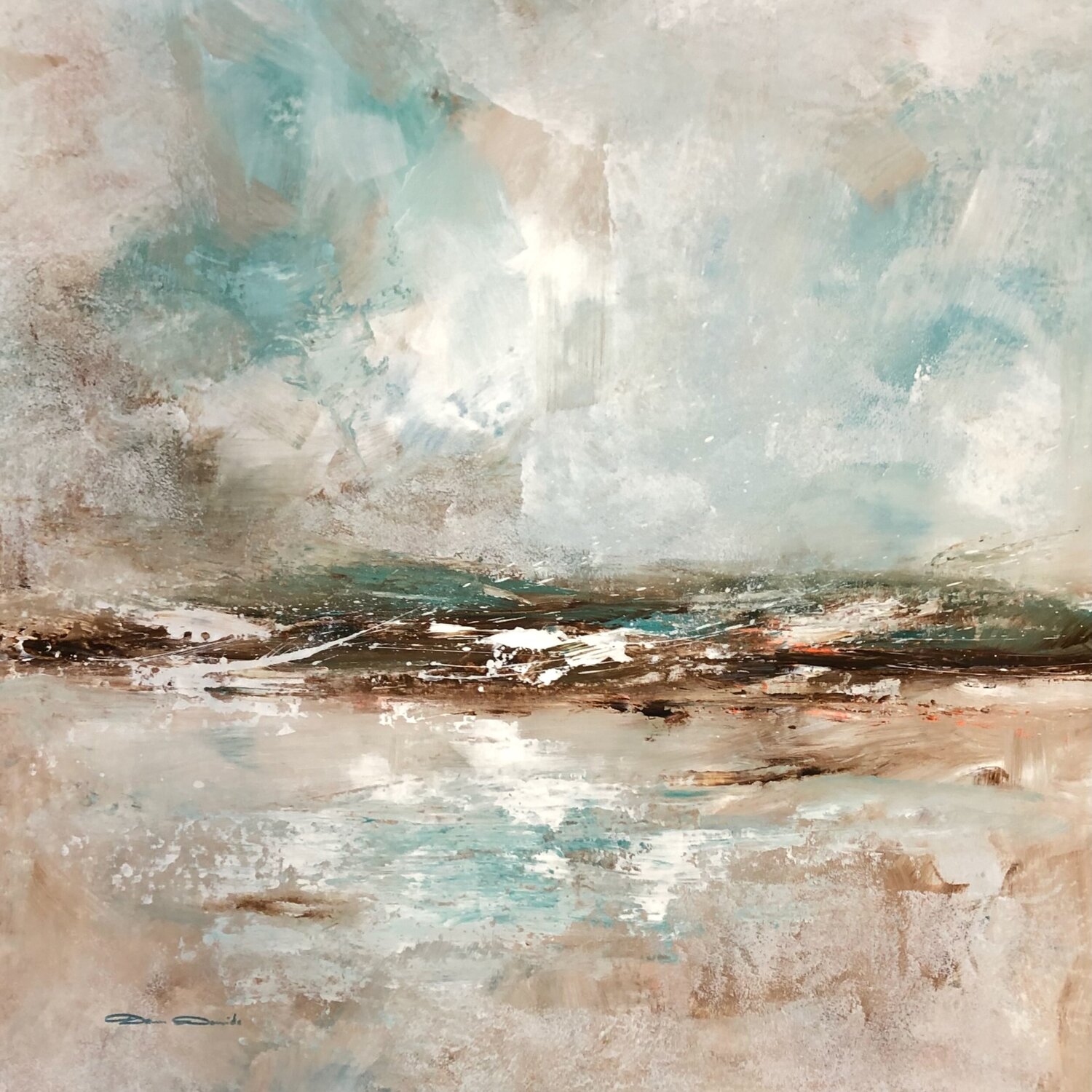 Le souffle de l'océan Dam Domido Original painting for sale