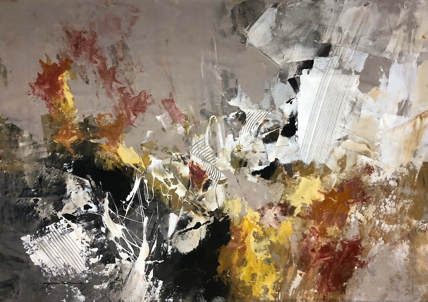 Avis de tempête Dam Domido Original painting for sale