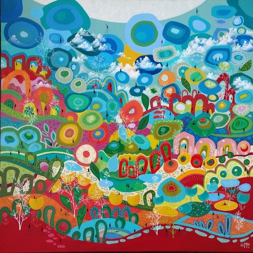 Un autre monde by Veronique Peytour, Painting for Sale on Select