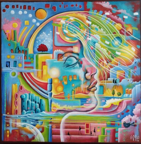 Dans nos rêves by Veronique Peytour, Painting for Sale on Select