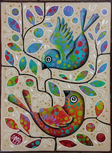 Rencontre by Veronique Peytour, Painting for Sale on Select