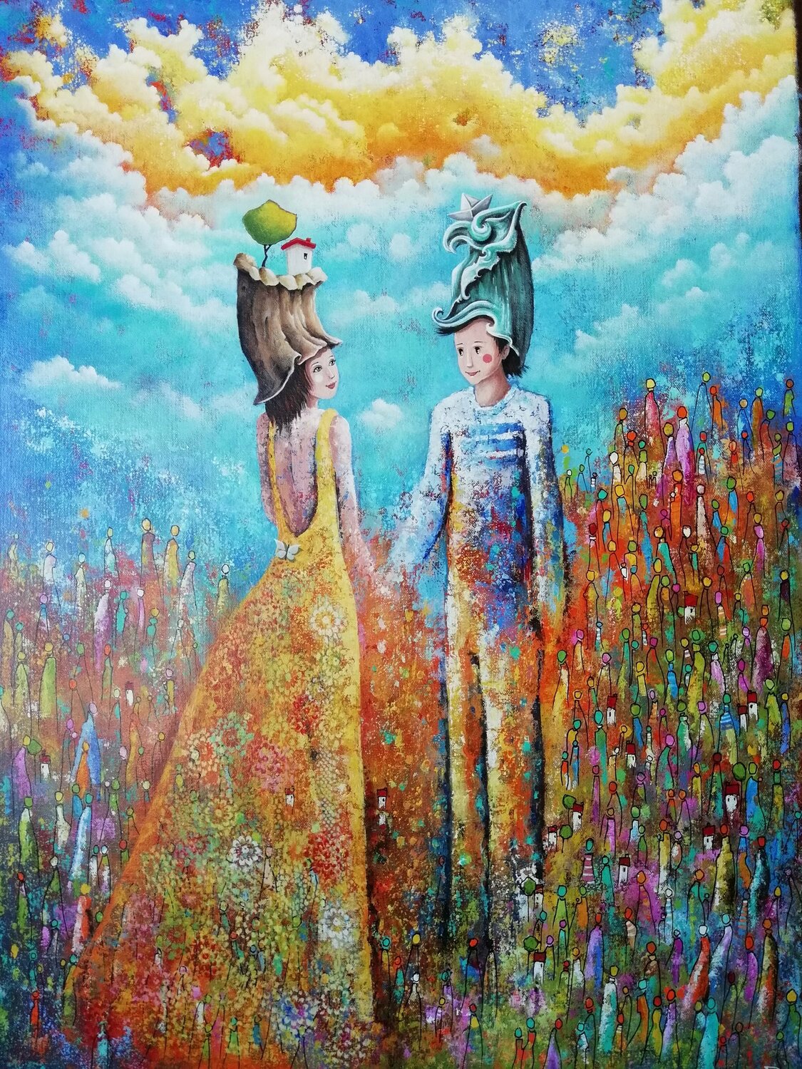 Invitation à partager Veronique Peytour Original painting for sale