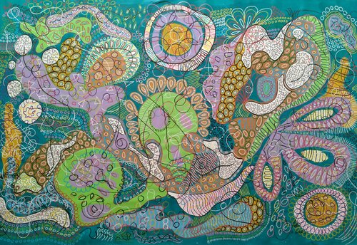 Genesi 2 by Alfredo Bertolini, Painting for Sale on Select