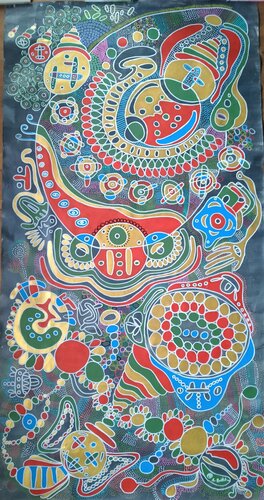 Happy 4 by Alfredo Bertolini, Painting for Sale on Select