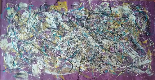 Dripping 2 - 2022 by Alfredo Bertolini, Painting for Sale on Select