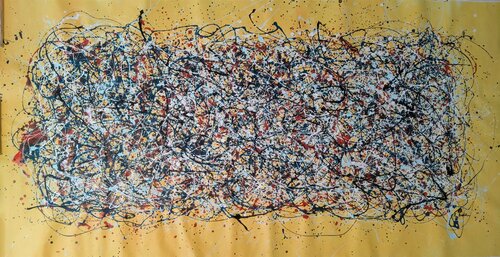 Dripping 6 - 2022 by Alfredo Bertolini, Painting for Sale on Select