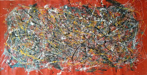 Dripping 7 - 2022 by Alfredo Bertolini, Painting for Sale on Select