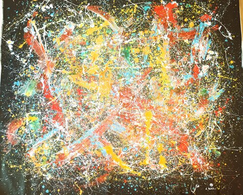 I love dripping 7 by Alfredo Bertolini, Painting for Sale on Select