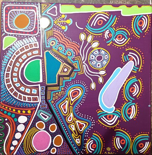 New world by Alfredo Bertolini, Painting for Sale on Select
