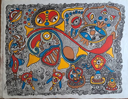 Distacco - Are back 4 by Alfredo Bertolini, Painting for Sale on Select