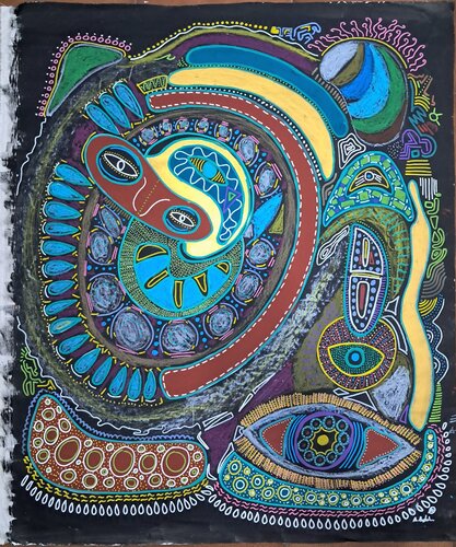dal nulla by Alfredo Bertolini, Painting for Sale on Select