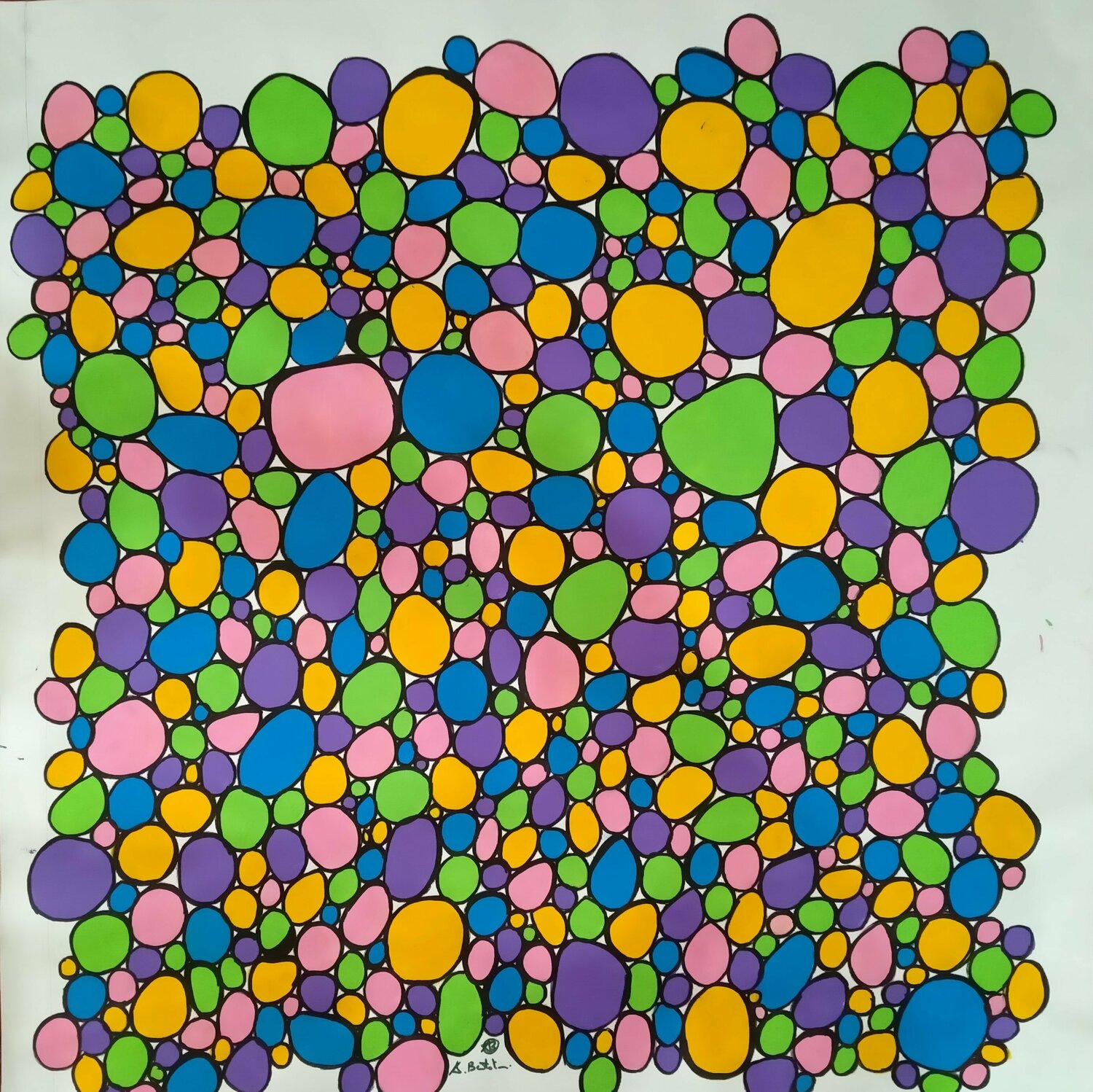 Balls Alfredo Bertolini Original painting for sale