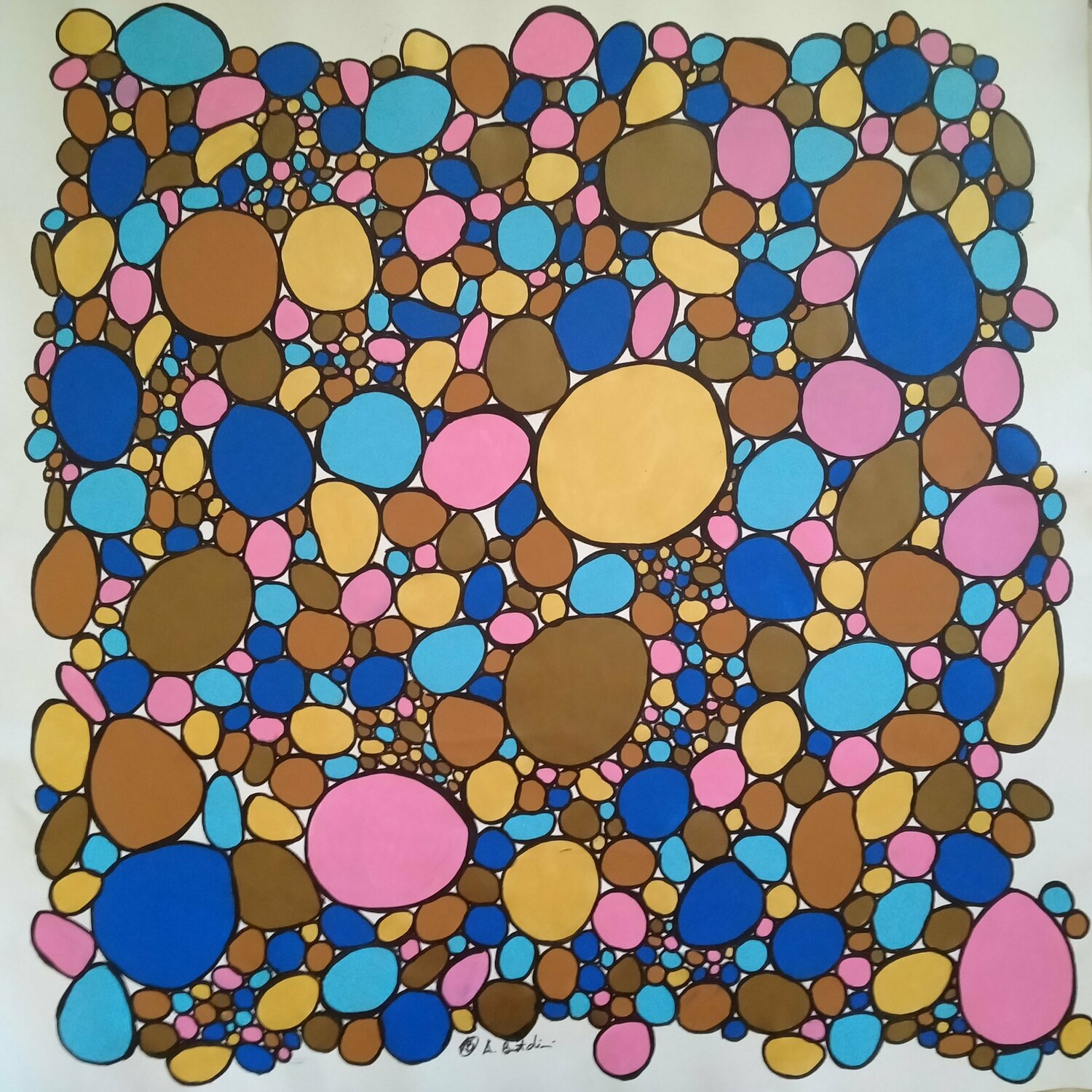 Balls 2 Alfredo Bertolini Original painting for sale