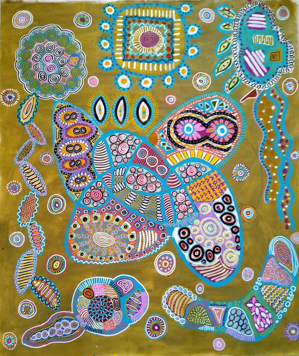 Atlantide Alfredo Bertolini Original painting for sale