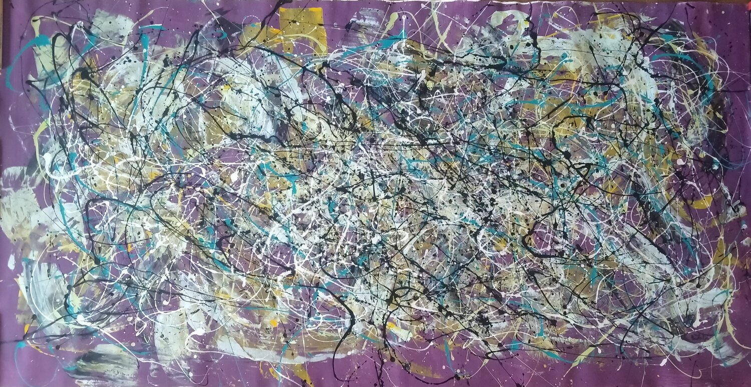 Dripping 2 - 2022 Alfredo Bertolini Original painting for sale