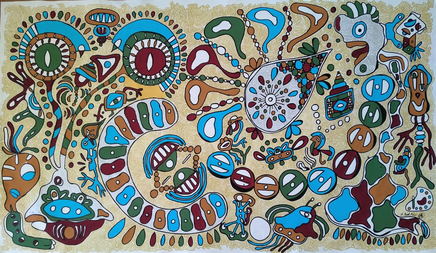 Onirico Alfredo Bertolini Original painting for sale