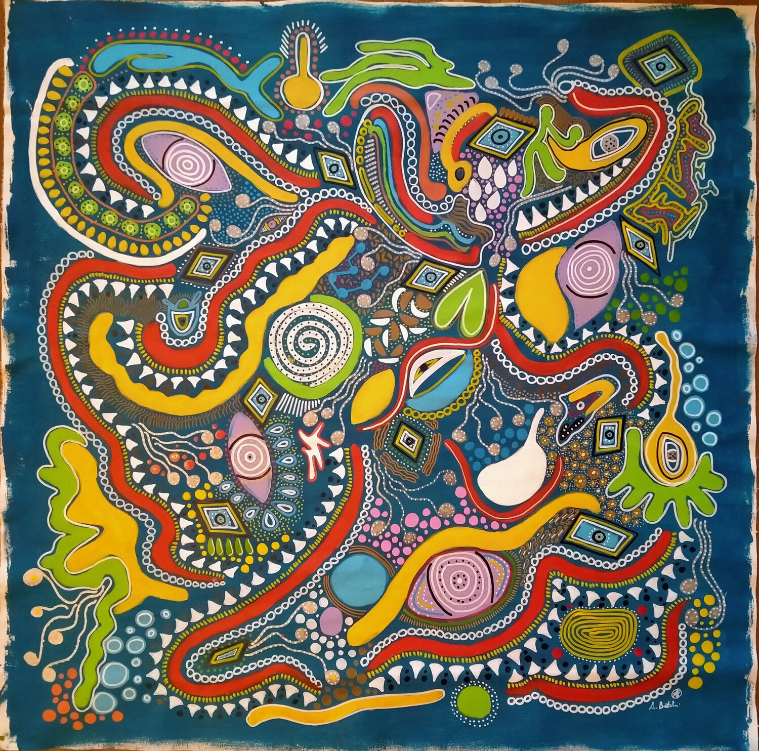 In the silence Alfredo Bertolini Original painting for sale