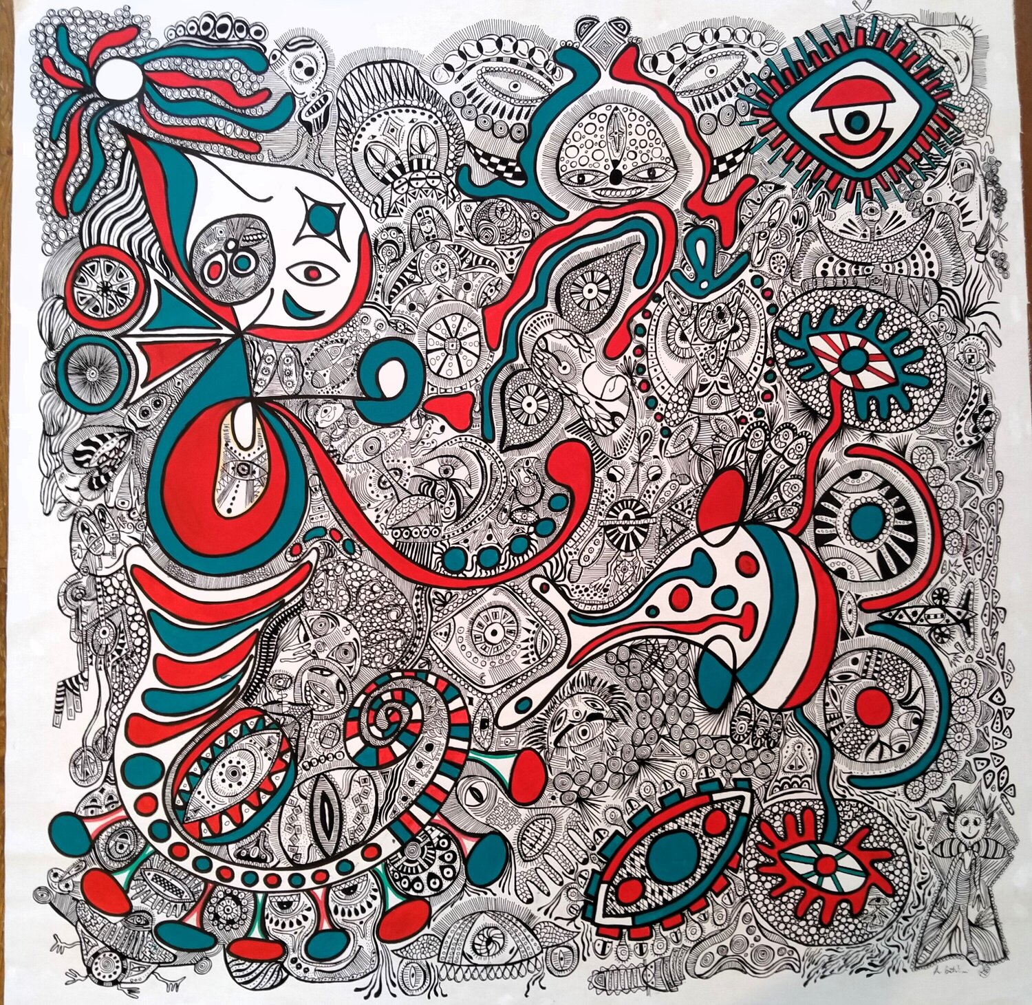 Are back1 Alfredo Bertolini Original painting for sale