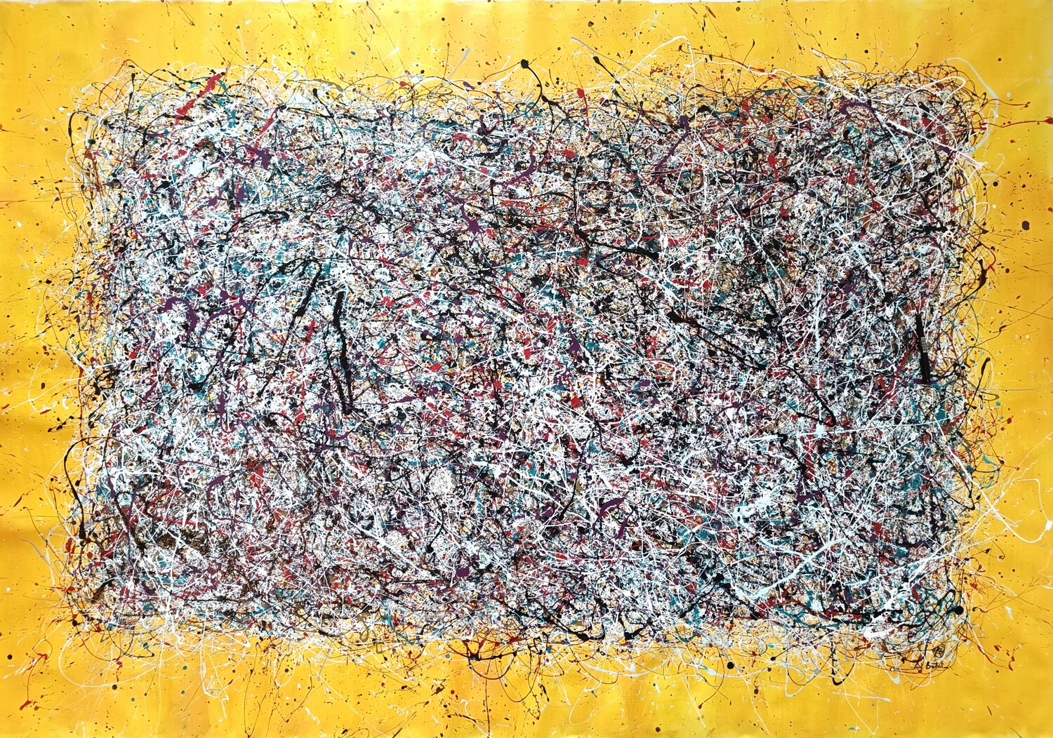 I love dripping 1 Alfredo Bertolini Original painting for sale