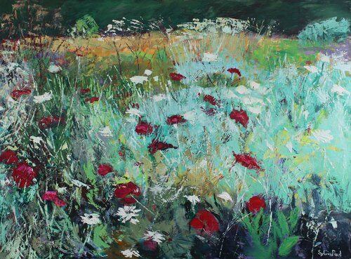 The Dry Garden by Sylvia Paul, Painting for Sale on Select