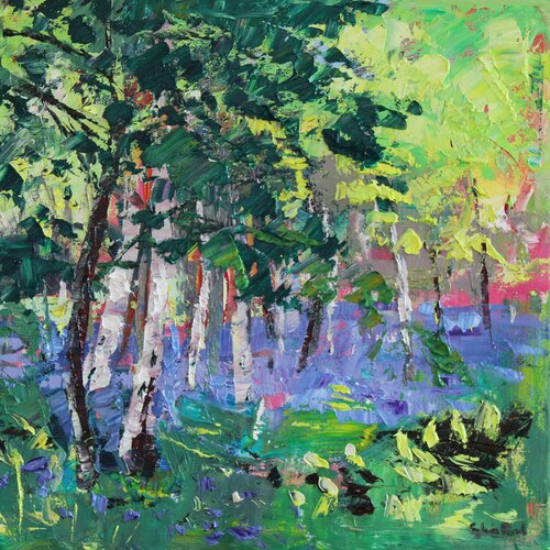 Bluebell Time by Sylvia Paul, Painting for Sale on Select