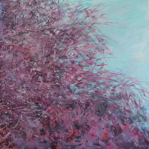 Blooming Spring Tree by Sylvia Paul, Painting for Sale on Select