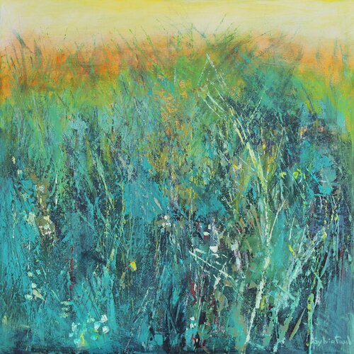 Meadow Glow by Sylvia Paul, Painting for Sale on Select