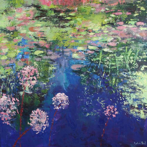 Soft Light on the Pond von Sylvia Paul, Malerei kaufen auf Select