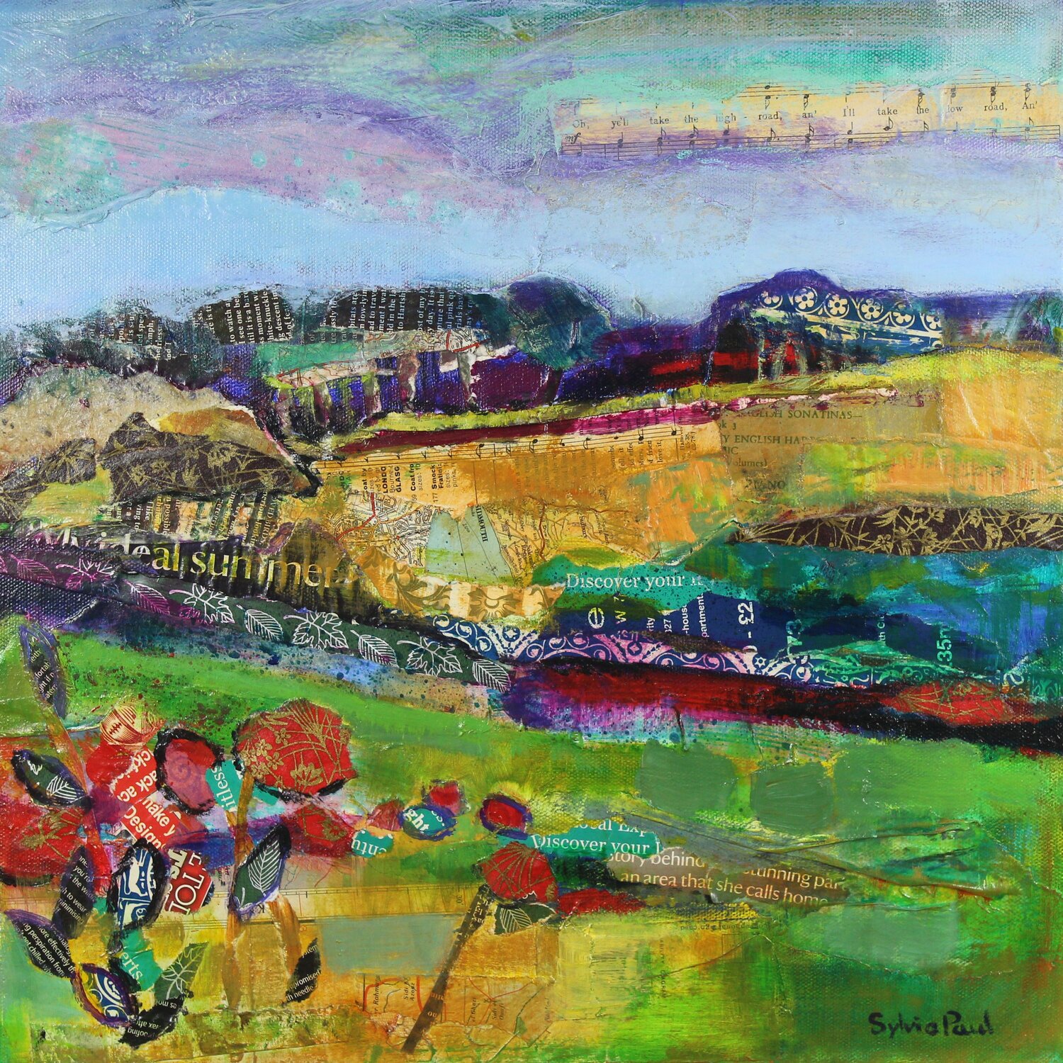 Ideal Summer Sylvia Paul Original painting for sale