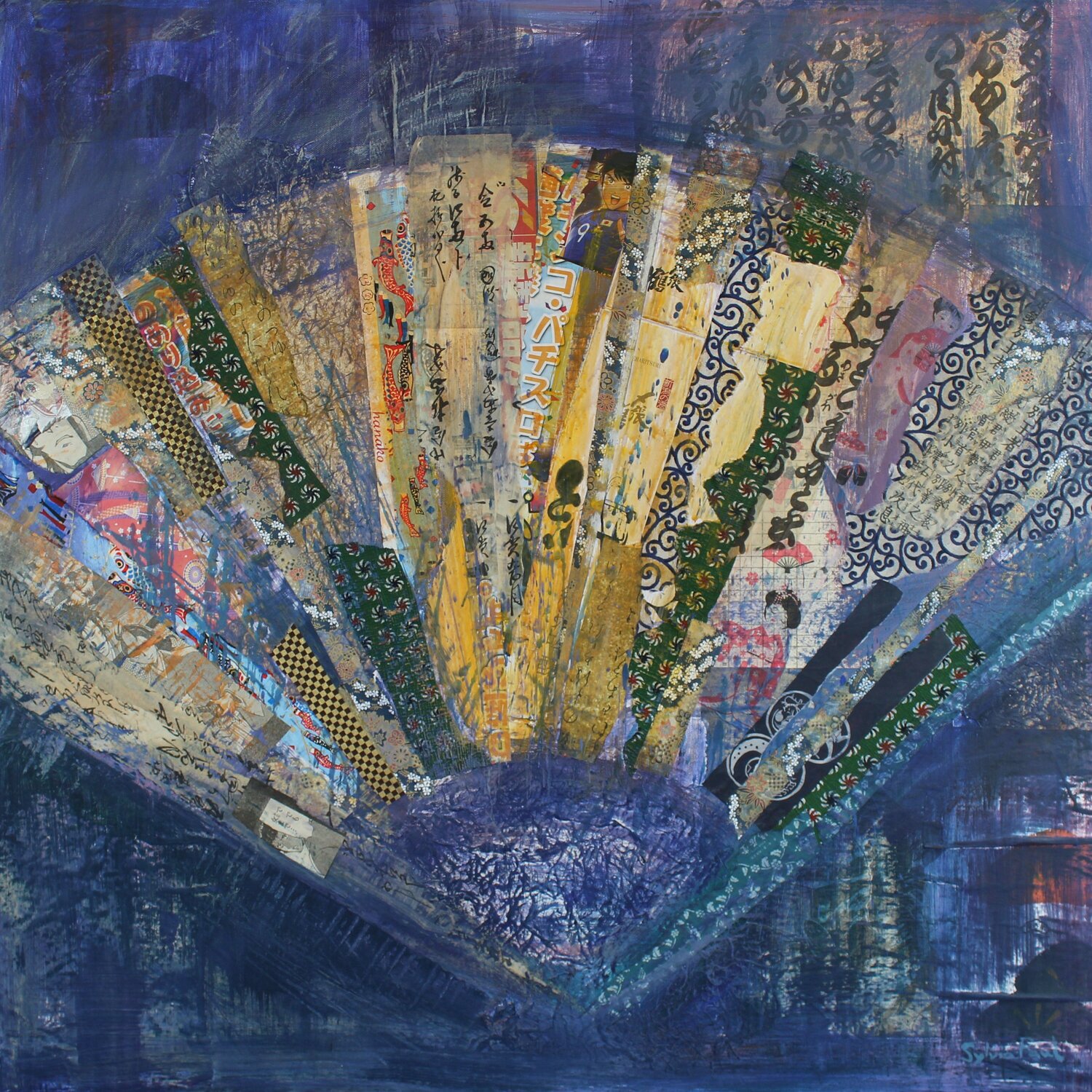 Fan Sylvia Paul Original painting for sale