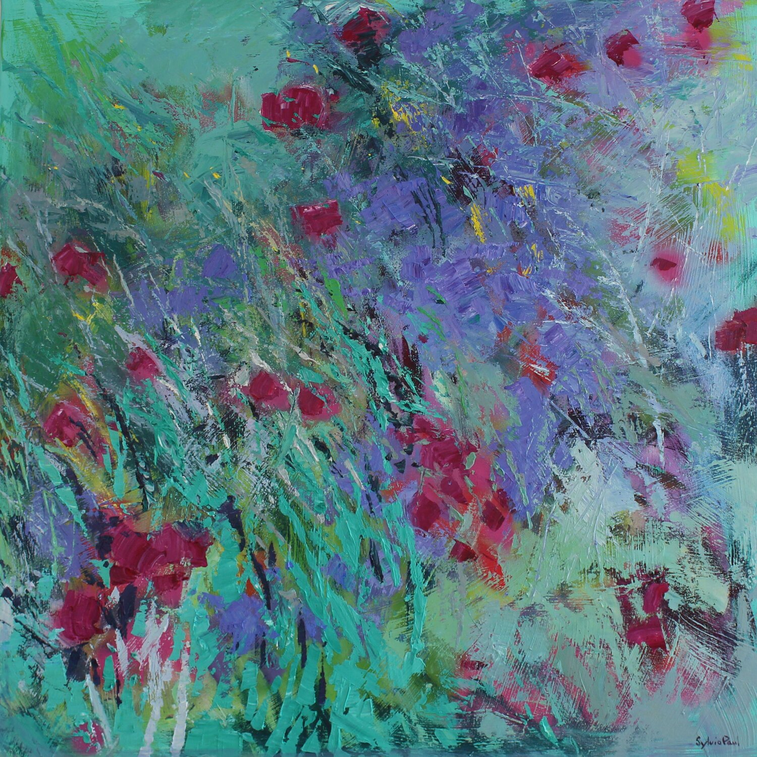 Fragrant Florals Sylvia Paul Original painting for sale