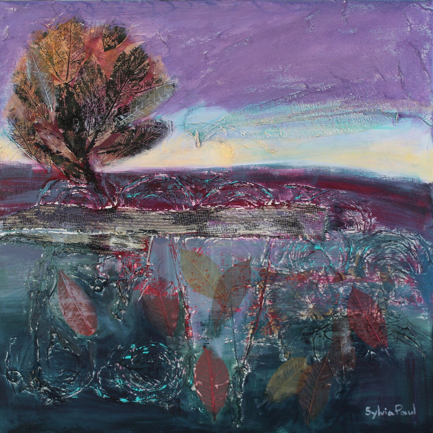 Evening Sylvia Paul Original painting for sale