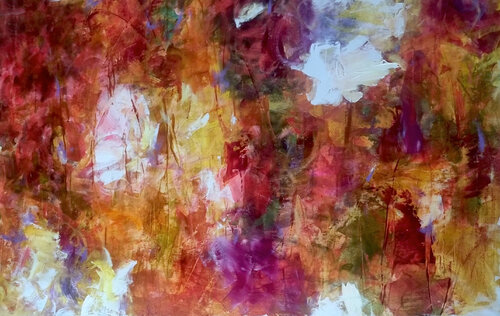 Forest Rose Land #2 by Davina Nicholas, Painting for Sale on Select