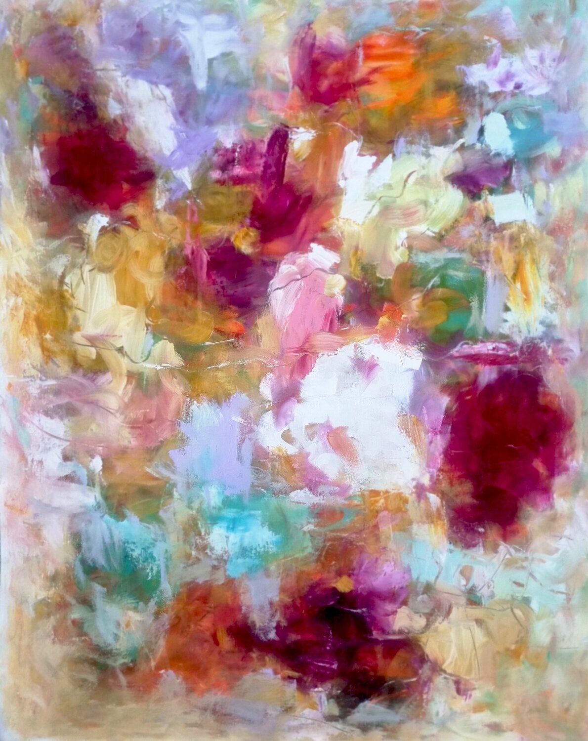 Timeless Roses Davina Nicholas Original painting for sale