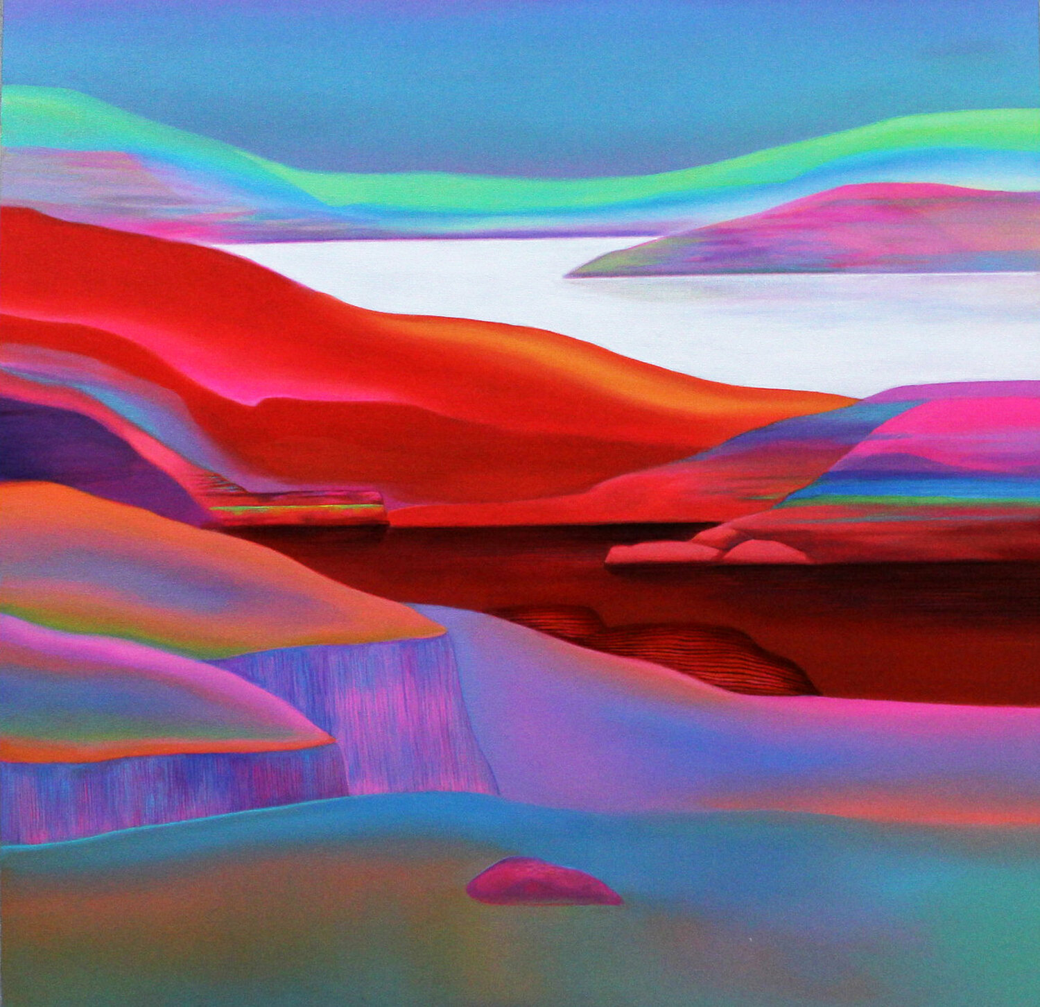 Landscape Nijesh Mohan Original painting for sale