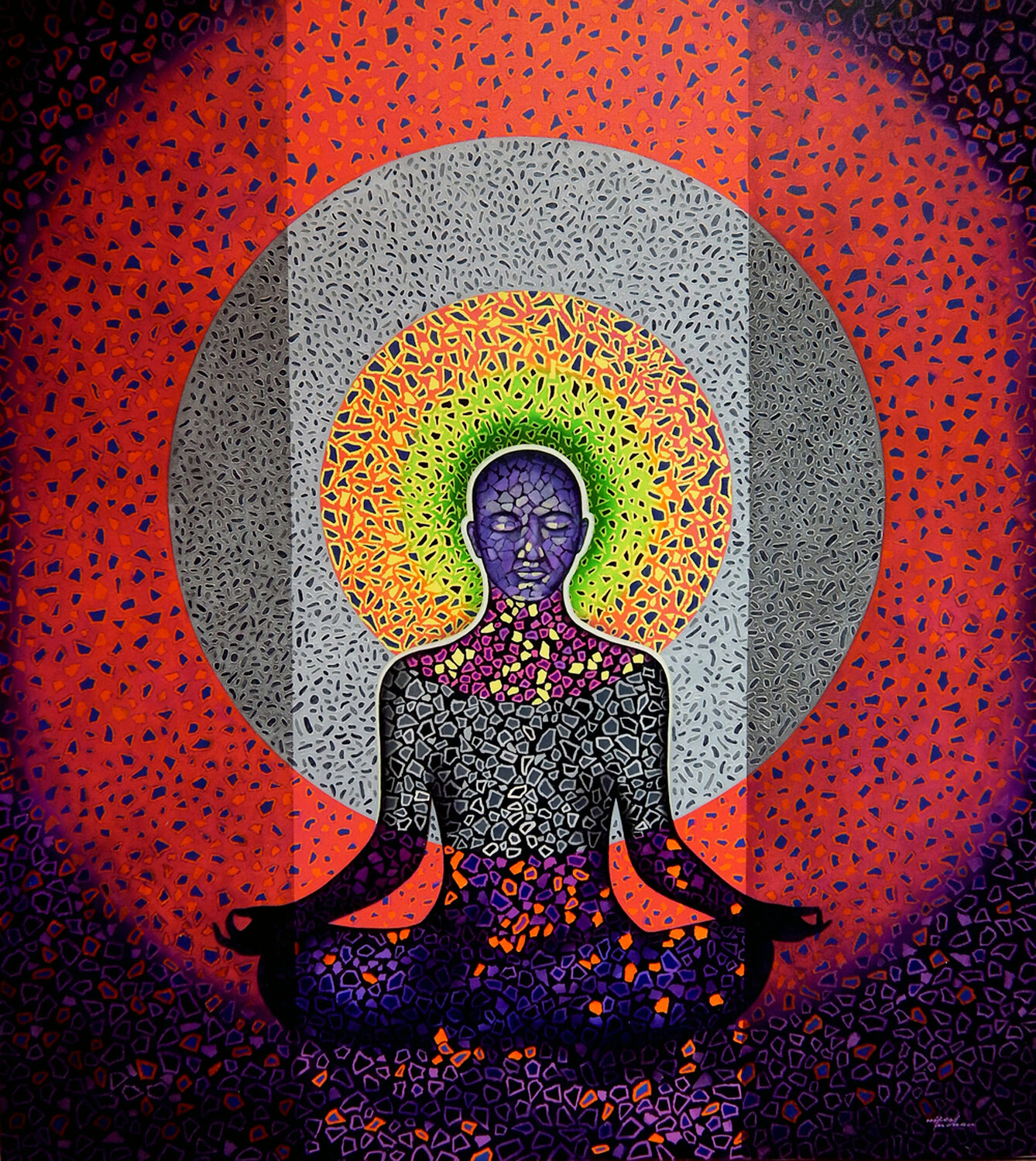 Spiritual Nijesh Mohan Original painting for sale