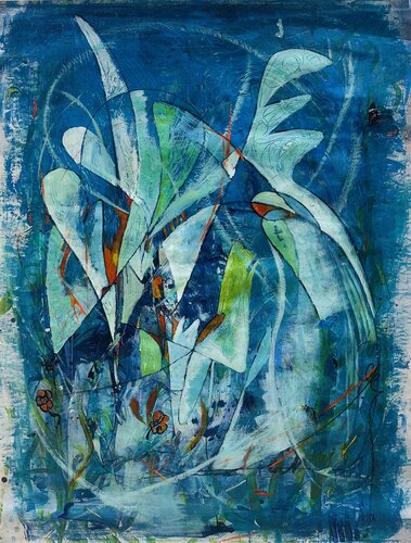 paix et sérénité by Chrystèle Ferron (Nasca), Painting for Sale on Select