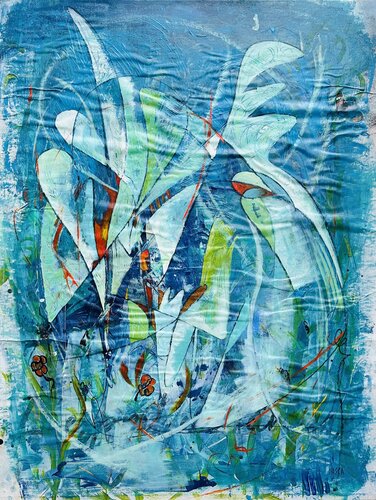paix et sérénité by Chrystèle Ferron (Nasca), Painting for Sale on Select