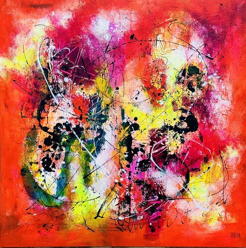 Festival by Chrystèle Ferron (Nasca), Painting for Sale on Select
