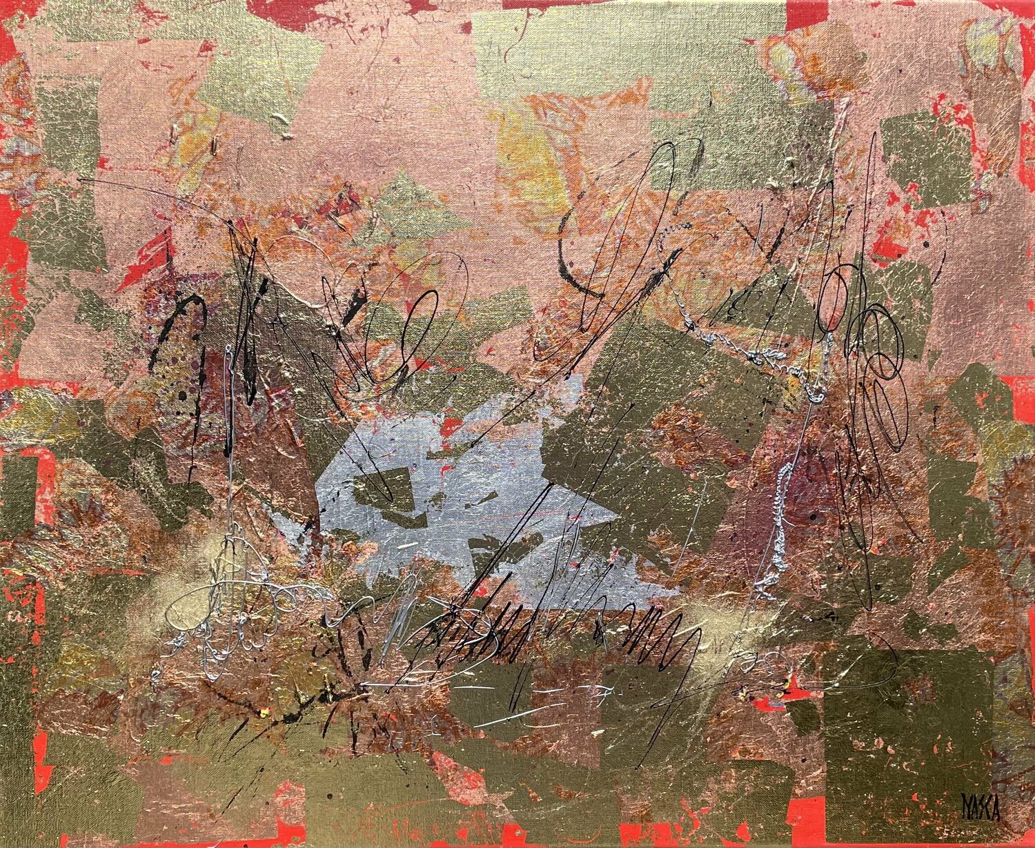 Millésimes - l'Age d'or Chrystèle Ferron (Nasca) Original painting for sale