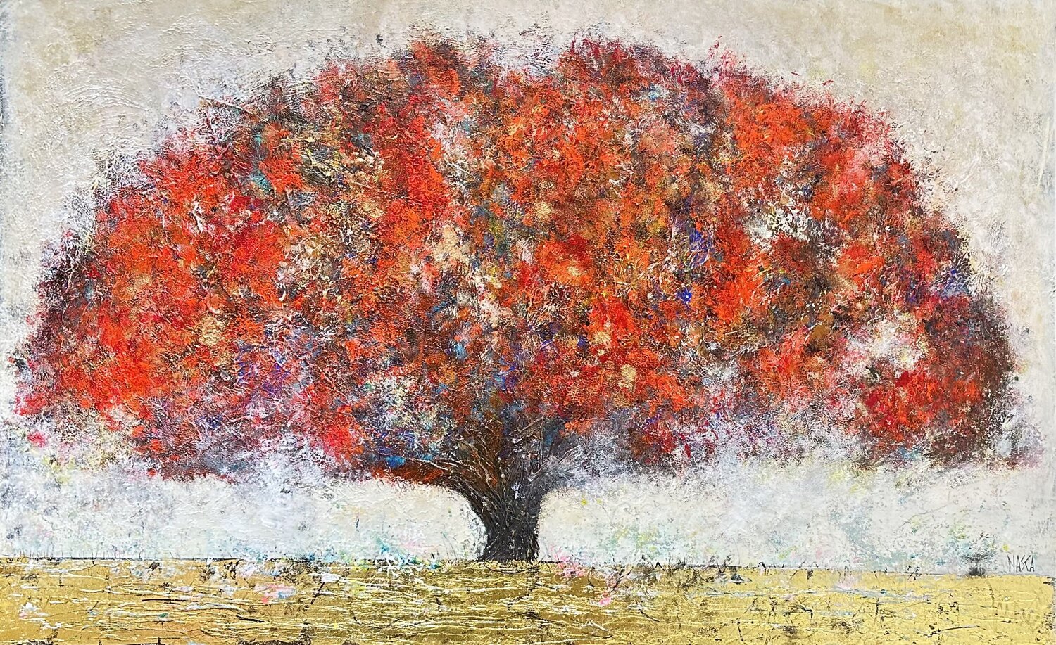 L'arbre éternel Chrystèle Ferron (Nasca) Original painting for sale