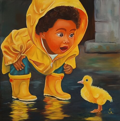 Wow! by Steffi Rodigas, Painting for Sale on Select