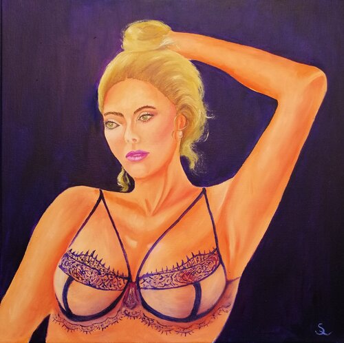 Secrets III by Steffi Rodigas, Painting for Sale on Select