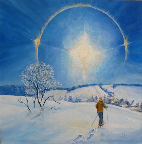 Halo in Steinheid by Steffi Rodigas, Painting for Sale on Select