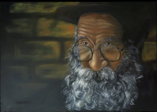 Der Weise by Steffi Rodigas, Painting for Sale on Select