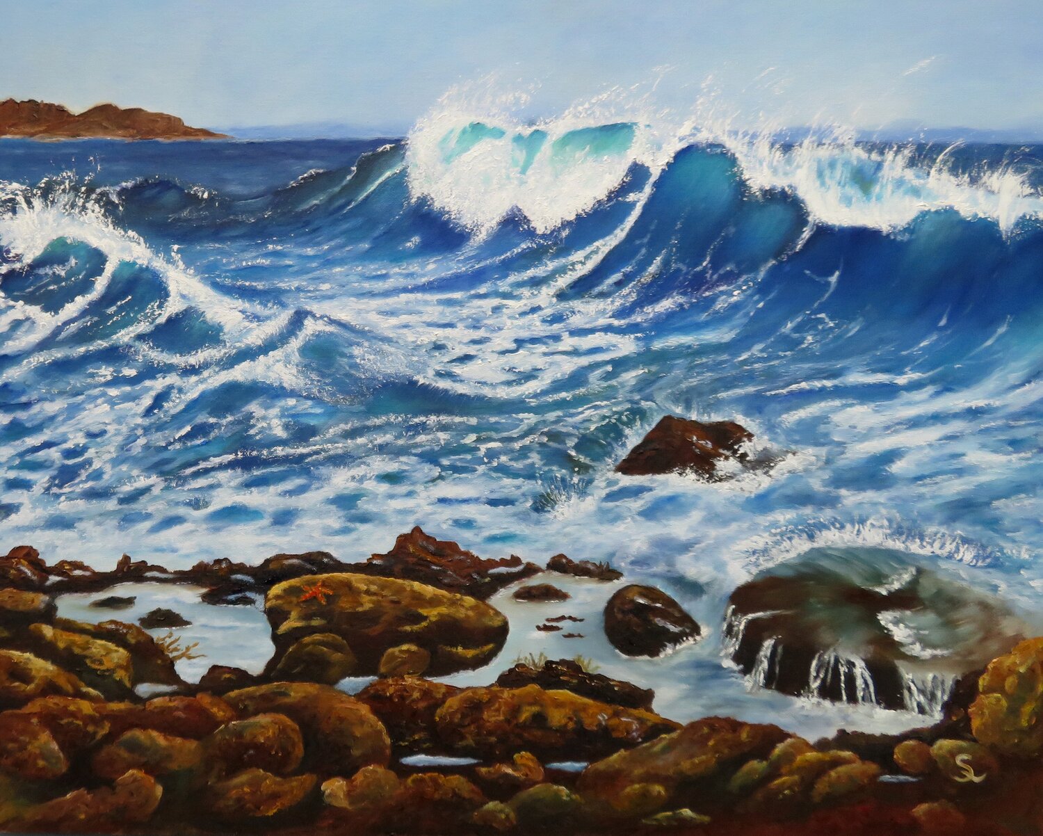 La Mer Steffi Rodigas Original painting for sale