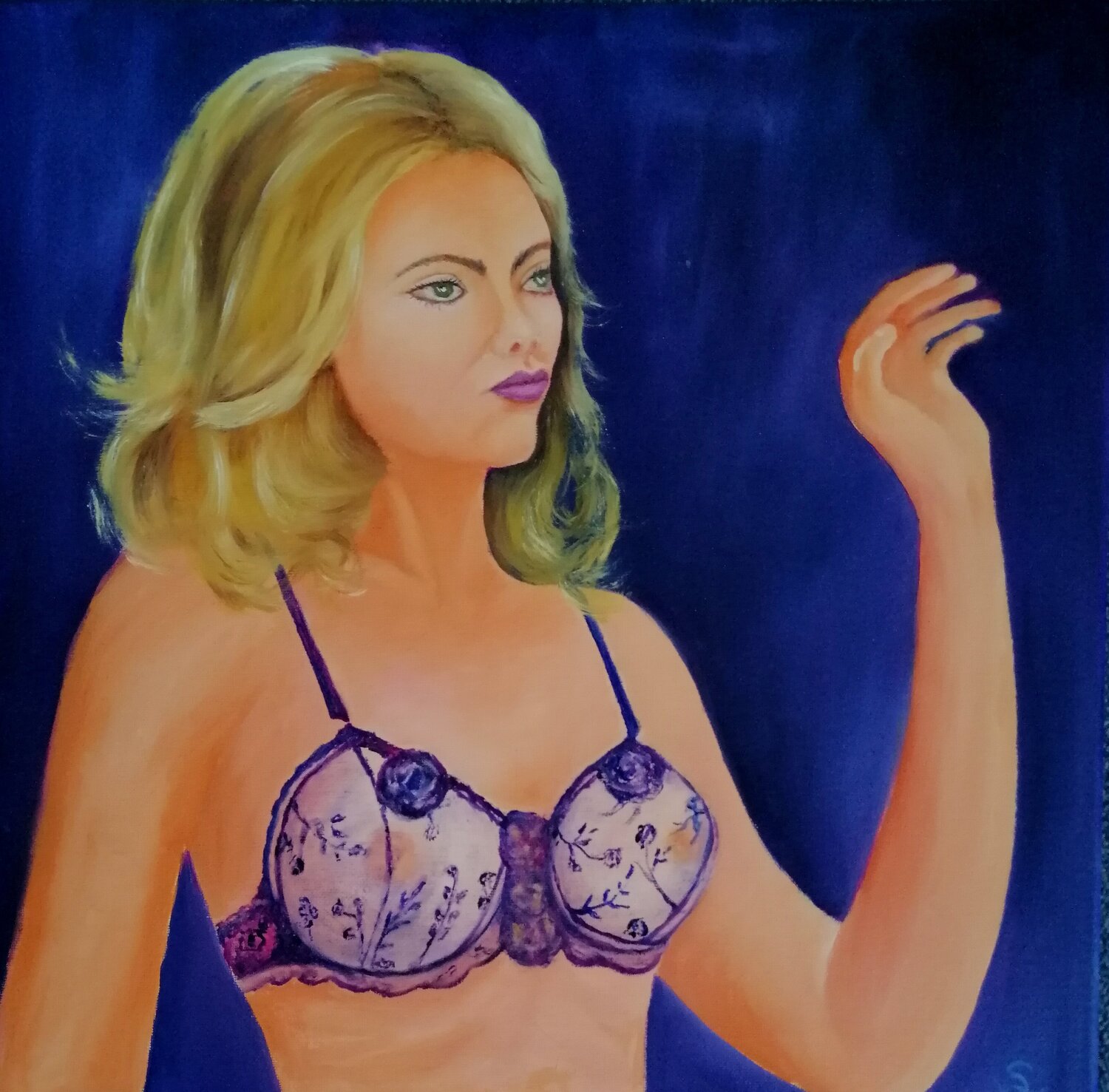 Secrets IV Steffi Rodigas Original painting for sale