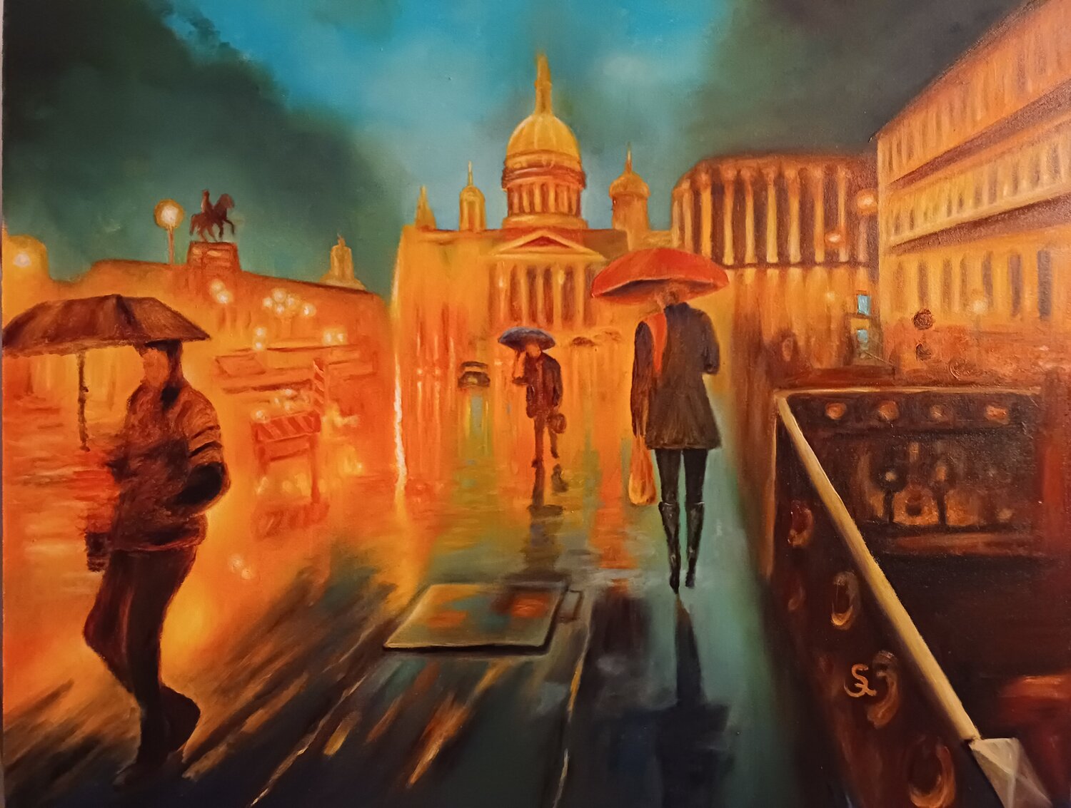 Abendstund Steffi Rodigas Original painting for sale