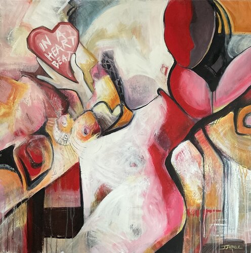 In A Heart Beat by Jeanette Jarville, Painting for Sale on Select