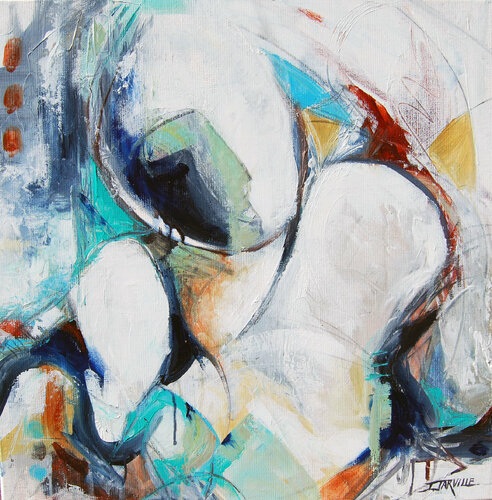 A Shoulder to Lean On by Jeanette Jarville, Painting for Sale on Select